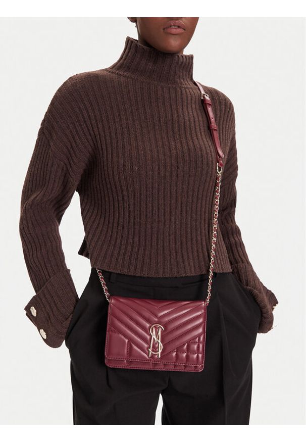 Steve Madden Torebka Bvoler-Q SM13001815 Bordowy. Kolor: czerwony. Materiał: skórzane