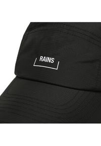 Rains Czapka z daszkiem Garment Cap 20200 Czarny. Kolor: czarny. Materiał: materiał