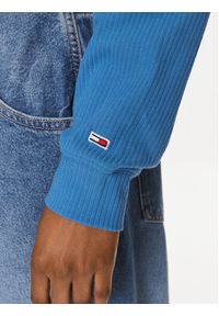 Tommy Jeans Bluza Herritage UW0UW05153 Niebieski Regular Fit. Kolor: niebieski. Materiał: bawełna #5