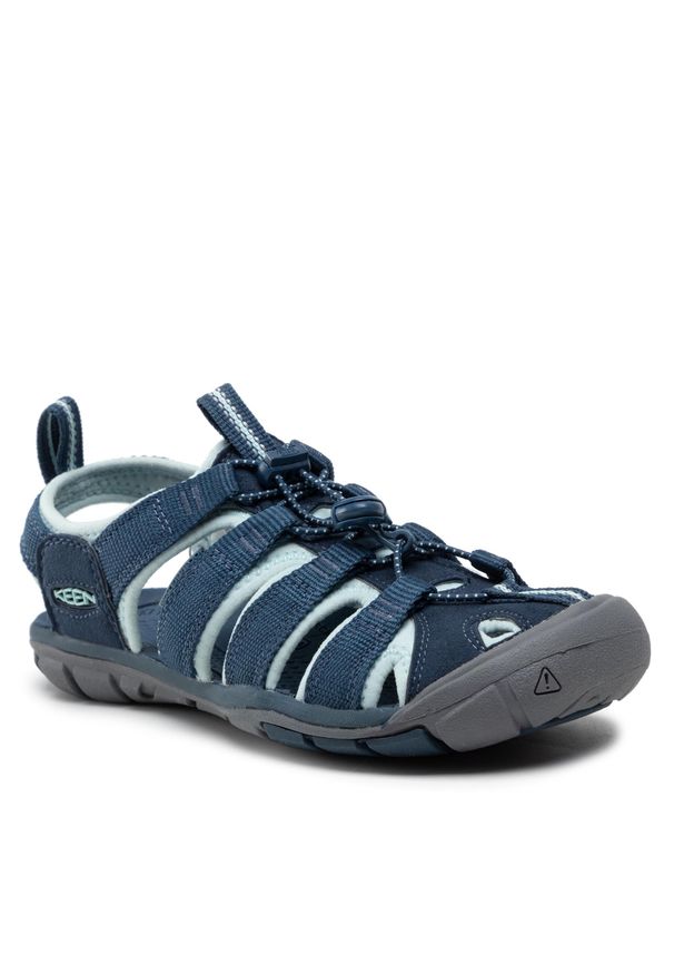 keen - Sandały Keen Clearwater Cnx 1022965 Navy/Blue Glow. Kolor: niebieski. Materiał: materiał, skóra, nubuk. Sezon: lato