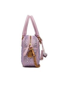 Pinko Torebka Bowling Bag Mini . PE 24 PLTT 102791 A1KO Fioletowy. Kolor: fioletowy. Materiał: skórzane, zamszowe