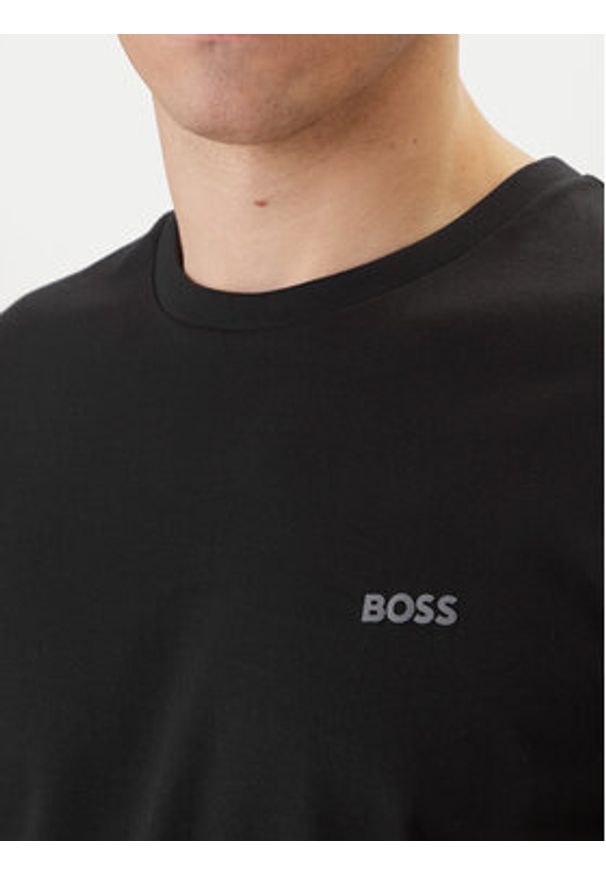 BOSS Piżama 50557174 Czarny Regular Fit. Kolor: czarny. Materiał: bawełna