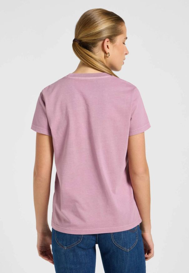 Lee - DAMSKA KOSZULKA LEE SMALL GRAPHIC TEE 1 PLUMBERRY 112371876