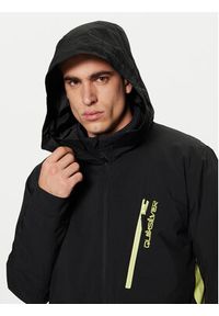 Quiksilver Kurtka narciarska Morton EQYTJ03458 Czarny Modern Fit. Kolor: czarny. Materiał: syntetyk. Sport: narciarstwo