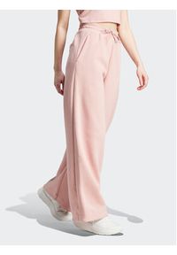 Adidas - adidas Spodnie dresowe IR8378 Różowy Loose Fit. Kolor: różowy. Materiał: bawełna #2