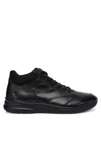 ecco - ECCO Sneakersy Irving 51175401001 Czarny. Kolor: czarny. Materiał: skóra