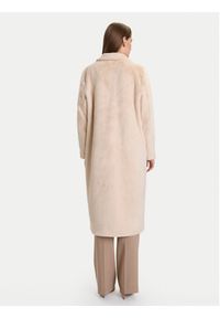 Rinascimento Płaszcz przejściowy CFC0122205003 Biały Regular Fit. Kolor: beżowy. Materiał: syntetyk