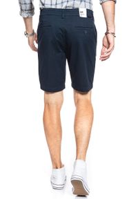 Lee - SPODENKI LEE SLIM CHINO SHORT DARK NAVY L73HLA21. Materiał: materiał #10