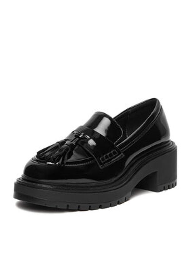Badura Loafersy C-AVIANA-PM014-03 Czarny. Kolor: czarny. Materiał: skóra, lakier