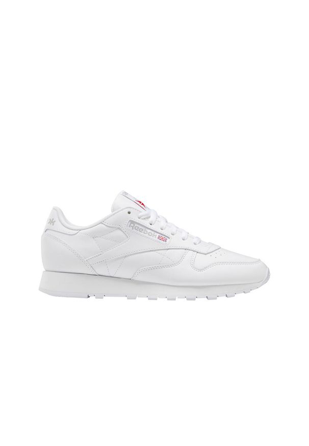 Buty do chodzenia męskie Reebok Classic Leather. Kolor: biały, wielokolorowy. Materiał: tkanina, materiał, skóra, syntetyk. Szerokość cholewki: normalna. Model: Reebok Classic. Sport: turystyka piesza