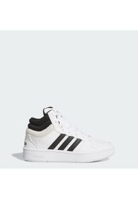Adidas - adidas Sneakersy Hoops Mid Classic Shoes KI1077 Biały. Kolor: biały. Materiał: skóra #1