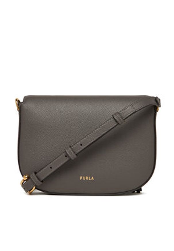 Furla Torebka WB01887 BX3036 CN 4283S Szary. Kolor: szary. Materiał: skórzane