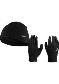 Czapka i rękawiczki unisex Nike Dri-Fit Fleece. Kolor: czarny. Sezon: zima #1