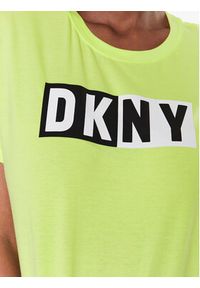 DKNY Sport T-Shirt DP2T5894 Żółty Classic Fit. Kolor: żółty. Materiał: bawełna. Styl: sportowy