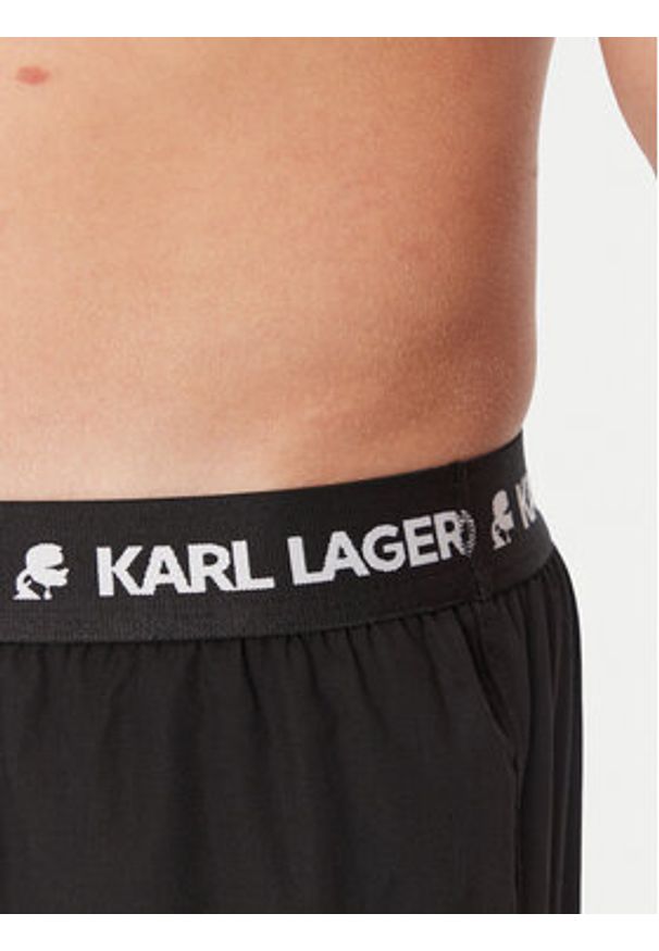 Karl Lagerfeld - KARL LAGERFELD Komplet 3 par bokserek A1M47116 Czarny. Kolor: czarny. Materiał: bawełna