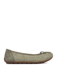 Rieker Baleriny CEO-43850-52 Zielony. Kolor: zielony. Materiał: materiał #1