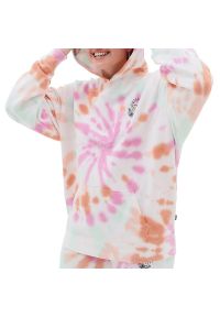 Bluza Vans Resort Wash Pullover VN00045RWHT1 - biała. Typ kołnierza: kaptur. Kolor: biały. Materiał: bawełna, poliester, tkanina. Styl: klasyczny