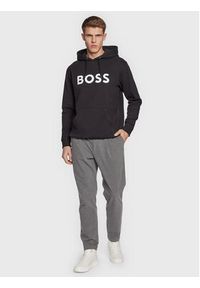 BOSS - Boss Bluza Welegox 50483453 Czarny Regular Fit. Kolor: czarny. Materiał: bawełna #4