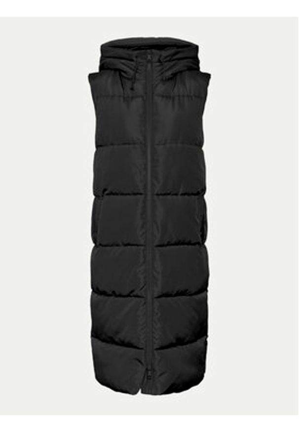 Vero Moda Bezrękawnik Ligaane 10298757 Czarny Regular Fit. Kolor: czarny. Materiał: syntetyk. Długość rękawa: bez rękawów