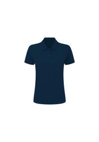 SG - Damska Koszulka Polo Policotton Krótki Rękaw. Typ kołnierza: polo. Kolor: niebieski. Długość rękawa: krótki rękaw. Długość: krótkie
