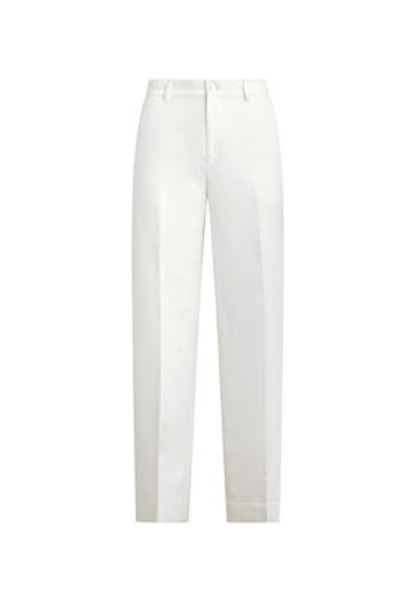 Lauren Ralph Lauren - LAUREN RALPH LAUREN Spodnie materiałowe 200P08107001 Biały Wide Leg. Kolor: biały. Materiał: wiskoza