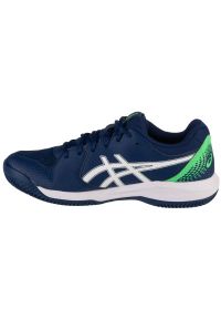 Buty Asics Gel-Dedicate 8 Clay 1041A448-401 granatowe. Kolor: niebieski. Materiał: syntetyk, skóra. Szerokość cholewki: normalna. Sport: tenis #2