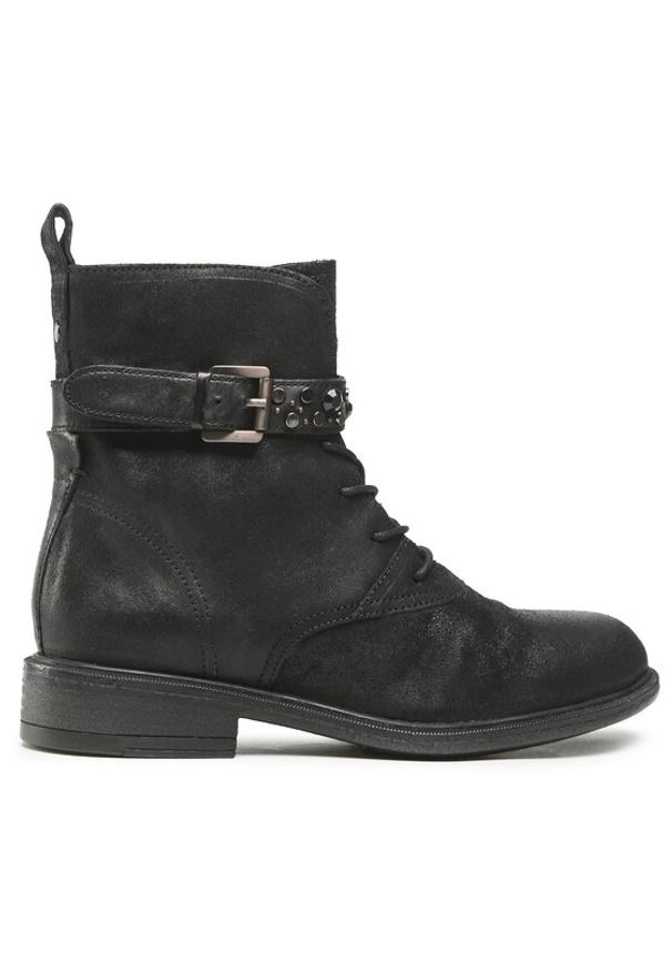 Geox Botki D Catria E D26LQE 07743 C9999 Czarny. Kolor: czarny. Materiał: zamsz, skóra