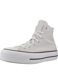Tenisówki Converse Model Chuck Taylor All Star Lift Hi Kolor Szary. Kolor: szary. Materiał: tkanina