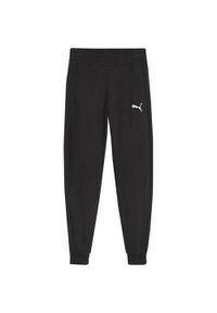 Spodnie sportowe chłopięce Puma Team Goal. Kolor: czarny. Materiał: dresówka