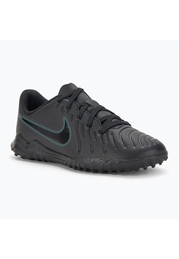 Buty piłkarskie dziecięce Nike Tiempo Legend 10 Club TF. Kolor: czarny. Sport: piłka nożna