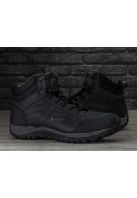Hi-tec - Buty męskie wysokie trekkingowe Hi-Tec CANORI CAMEL. Kolor: wielokolorowy, czarny, szary. Materiał: guma, materiał, syntetyk