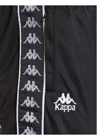 Kappa Spodnie dresowe 313012 Czarny Slim Fit. Kolor: czarny. Materiał: dresówka, syntetyk