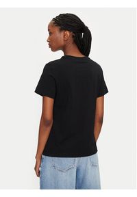 GANT - Gant T-Shirt Bisiklet Yaka 4200277 Czarny Regular Fit. Kolor: czarny. Materiał: bawełna #4
