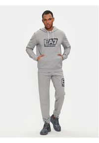 EA7 Emporio Armani Spodnie dresowe 3DPP73 PJ05Z 3905 Szary Regular Fit. Kolor: szary. Materiał: bawełna #3
