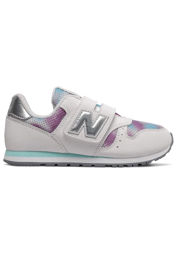 New Balance YV373GW. Zapięcie: rzepy. Materiał: syntetyk, materiał. Model: New Balance 373. Sport: turystyka piesza