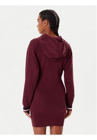 Guess Sukienka dzianinowa V5BK01 Z1152 Bordowy Regular Fit. Kolor: czerwony. Materiał: akryl #4