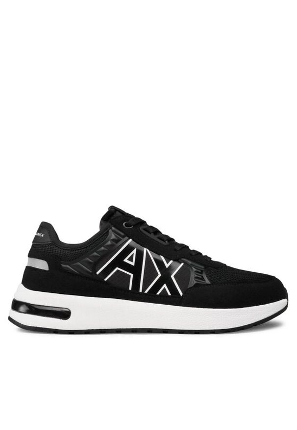 Armani Exchange Sneakersy XUX090 XV276 00002 Czarny. Kolor: czarny. Materiał: materiał