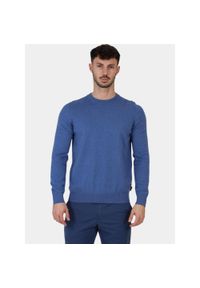 Sweter męski TBS Malykron. Kolor: niebieski