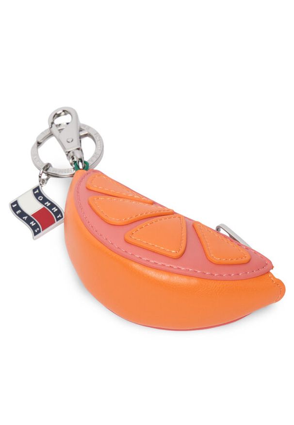 Tommy Jeans Bilonówka Tjw Fruit Coin Purse Orange AW0AW18598 Pomarańczowy. Kolor: pomarańczowy. Materiał: skóra