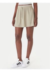 Adidas - adidas Spódnica mini KA2473 Zielony Loose Fit. Kolor: zielony. Materiał: bawełna #1