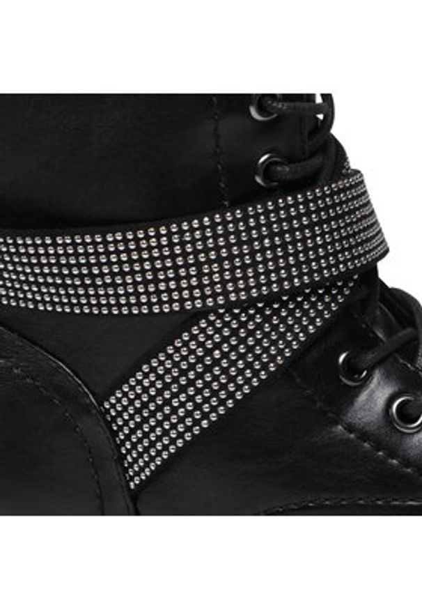 Jenny Fairy Trapery WS5579-19 Czarny. Kolor: czarny. Materiał: skóra