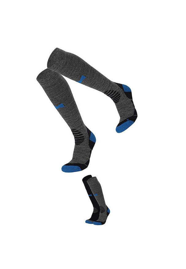 XTREME - Skarpety uciskowe outdoorowe unisex. Kolor: szary. Materiał: wełna, elastan, poliamid. Sport: turystyka piesza, narciarstwo