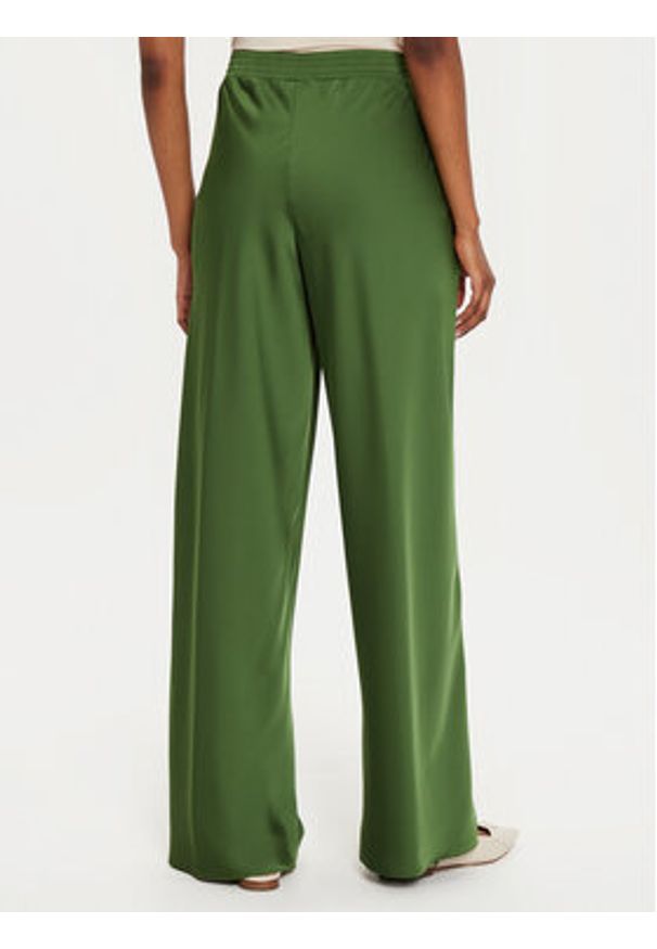 Patrizia Pepe Spodnie materiałowe 8P0657 A459 Zielony Regular Fit. Kolor: zielony. Materiał: syntetyk