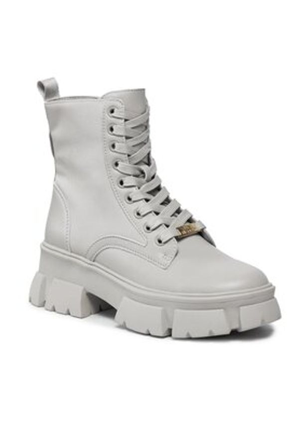 Steve Madden Trapery Tanker-H Bootie SM19000035 SM19000035-287 Écru. Materiał: materiał