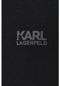 Karl Lagerfeld sweter 521302.655035 męski kolor czarny lekki z półgolfem. Kolor: czarny. Materiał: dzianina. Długość rękawa: krótki rękaw. Długość: krótkie #5