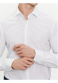 Calvin Klein Koszula K10K112303 Biały Fitted Fit. Kolor: biały. Materiał: bawełna, syntetyk #2