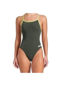 Strój do pływania Arena Solid Lace Back. Kolor: żółty, wielokolorowy, zielony #1