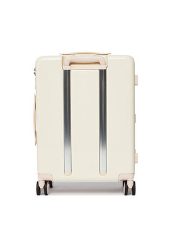 TOMMY HILFIGER - Tommy Hilfiger Walizka kabinowa Th Travel Cabin Case AW0AW17829 Écru