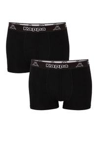 Bokserki majtki męskie Kappa 2-Pack. Kolor: czarny. Sport: fitness #1