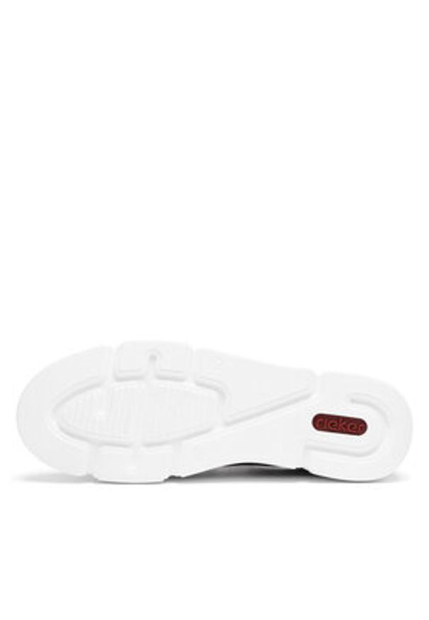Rieker Sneakersy N59A2-00 Czarny. Kolor: czarny. Materiał: syntetyk, materiał